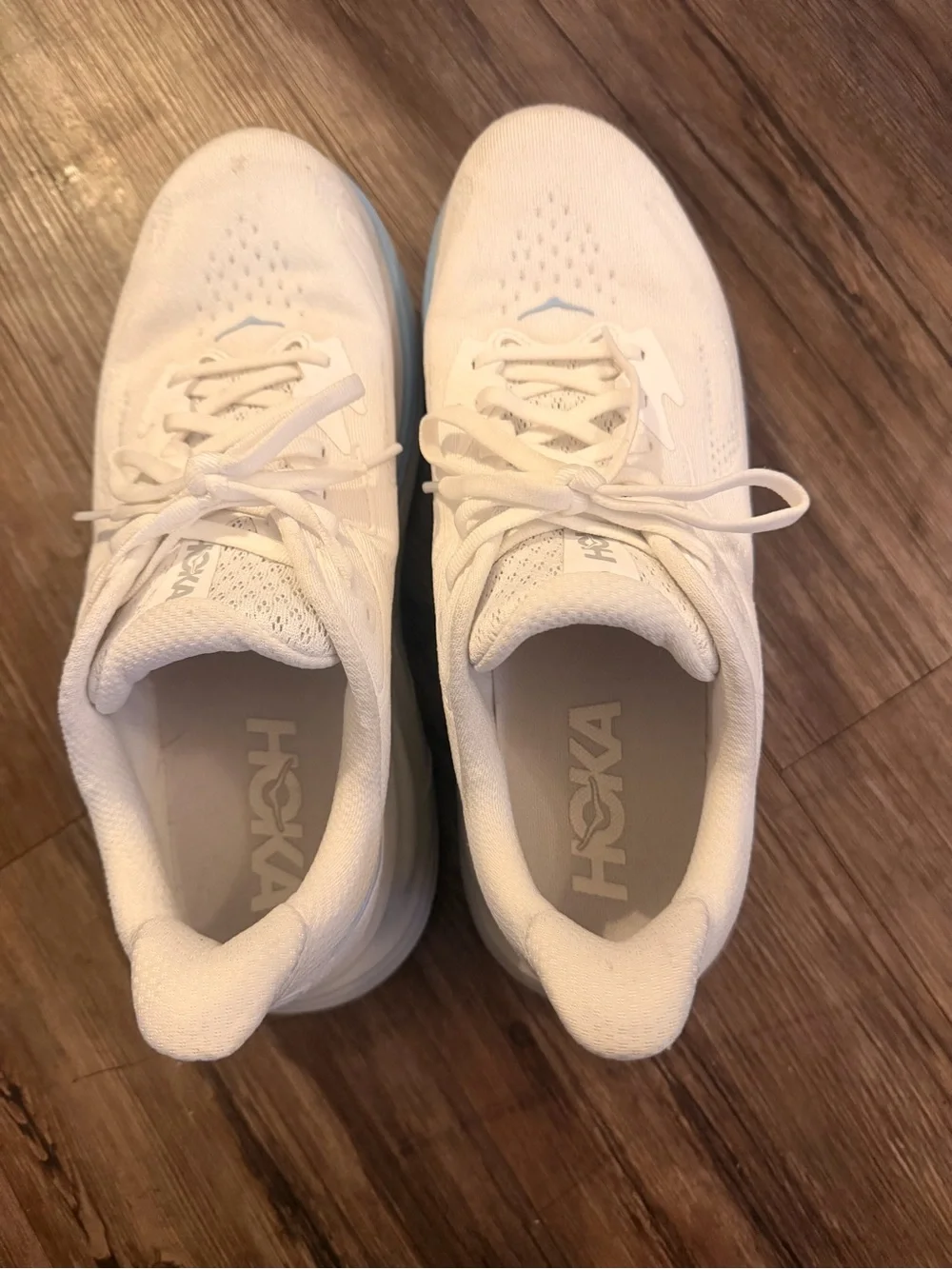 Hoka Men's White Athletic Running Shoes